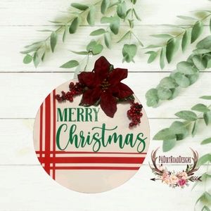 Christmas door hanger